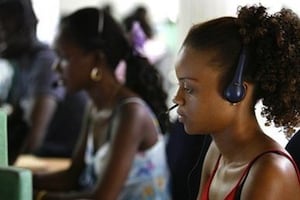 Alticall compte atteindre le chiffre de 300 employés en Côte d’Ivoire, d’ici à un an. © Finbarr O’Reilly/Reuters