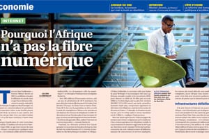 Cette semaine dans Jeune Afrique, un focus sur le secteur du numérique sur le continent africain. DR