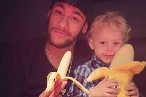 Première photo de la campagne #WeAreAllMonkeys. © Instagram/Neymar