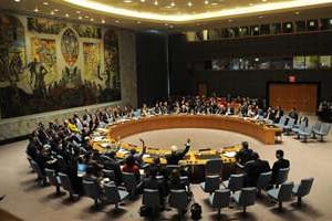 Le conseil de sécurité des Nations unies, à New-York. © AFP
