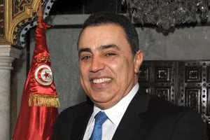 Mehdi Jomâa, le Premier ministre tunisien, est entré en fonction en janvier 2014. © AFP