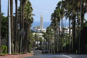 Vue sur le boulevard du Lido, dans le quartier d’Anfa, à Casablanca, au Maroc. © Othmanlah/Wiki Commons