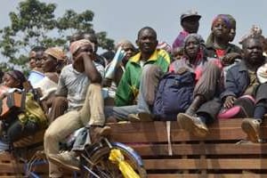 150 000 Tchadiens ont fui la Centrafrique entre décembre 2013 et février dernier. © AFP
