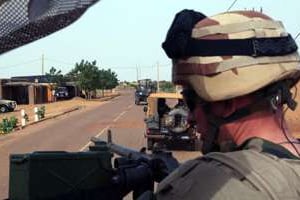Un soldat de l’opération Serval le 16 octobre 2013 à Gao au Mali. © AFP