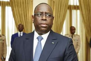 Le président sénégalais, Macky Sall. © Bruno Lévy pour J.A.