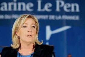 Marine Le Pen, la présidente du Front National. © AFP