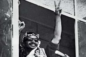 Yasser Arafat, le 6 août 1970 à Amman, un an avant l’expulsion de l’OLP par le roi Hussein. © STR/AFP