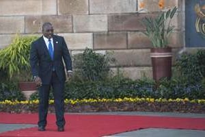 Le président de RDC Joseph Kabila le 24 mai 2014 à Pretoria. © AFP