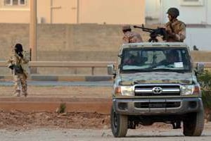 Les forces du général Haftar dans les rues de Benghazi, 2 juin 2014. © afp.com