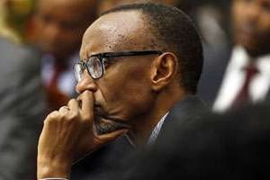 Le président rwandais Paul Kagamé, le 11 mai 2014 à Nairobi. © AFP