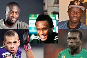 Jeune Afrique a sélectionné 5 joueurs qui devraient s’illustrer au Mondial. © Montage J.A.