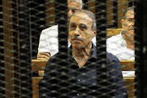 Habib el-Adly lors de son procès en août 2011. © Reuters