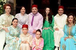 La famille royale à Rabat, le 15 juin 2014. © MAP
