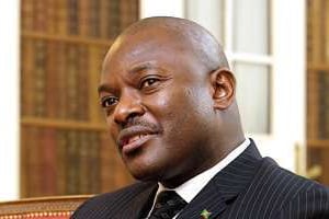 Pierre Nkurunziza, le président burundais. © Vincent Fournier/J.A.