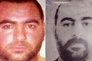 Les deux seules photos connues d’Abou Bakr al-Baghdadi, le chef de l’EIIL. © AFP Photo/HO/US