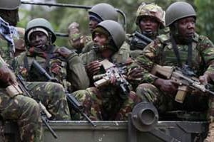Des soldats kényans à Nairobi, en septembre 2013. © Reuters