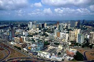 Le quartier des affaires d’Abidjan, où se trouve le siège de Phoenix Capital Management. DR