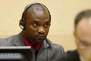 Germain Katanga, en audience à la CPI. © AFP
