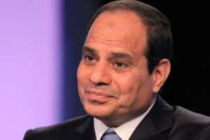 Abdel Fattah al-Sissi, président égyptien. © AFP