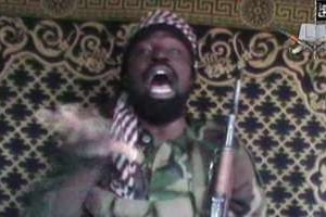 Abubakar Shekau, le chef de Boko Haram, dans une vidéo datée du 12 décembre 2013. © AFP