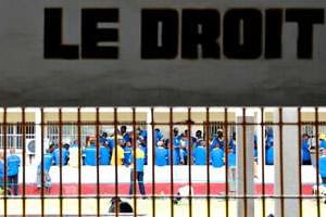 À la prison centrale de Makala, à Kinshasa. © Junior D. Kannah/AFP