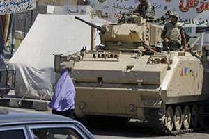 Des soldats égyptiens à El-Arish. © AFP
