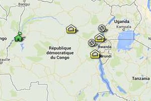 Kinshasa propose de regrouper les FDLR à Irebu, dans l’ouest de la RDC. © Capture d’écran/J.A.