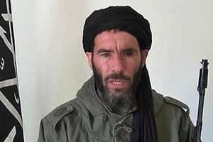 Le jihadiste algérien Mokhtar Belmokhtar, leader du groupe Al-Mourabitoune (les Almoravides). © AFP