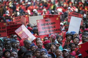 Fin de la grève des métallos sud-africains © AFP
