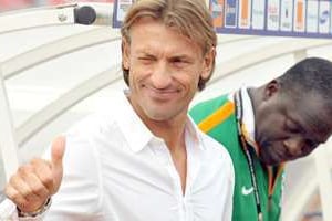 Hervé Renard, sélectionneur des Éléphants. © AFP