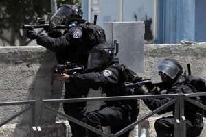 La police israélienne le 1er août 2014 à Jérusalem. © AFP