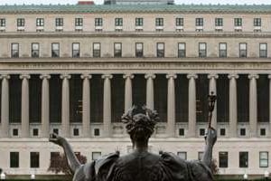 Une vue de la bibliothèque du campus de l’université de Columbia. © Reuters