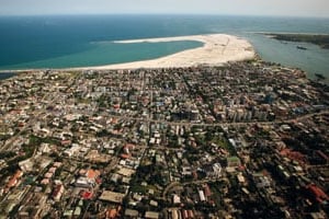 Victoria Island, à Lagos (Nigeria), devrait accueillir un nouveau quartier d’affaires d’ici à 2020. © Georges Osodi/Panos-REA