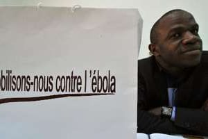 Coulibaly Daouda, chef du secteur épidémiologie au département de la santé d’Abidjan. © AFP