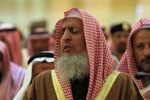 Abdel Aziz Al-Cheikh, le grand mufti d’Arabie saoudite. © AFP