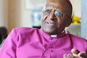 Desmond Tutu, frère de lutte de Mandela. © AFP