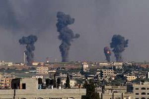 Gaza, sous les bombes israéliennes. © AFP