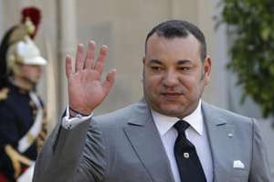 Le roi du Maroc, Mohammed VI, a été reçu à l’Elysée en mai 2012. © AFP