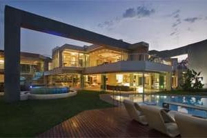 Une maison de luxe située à Johannesburg. © DR