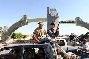 Des miliciens islamistes en lLibye. © AFP