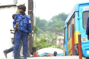 Des policiers congolais (RDC). © AFP