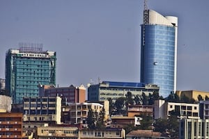 Vue de Kigali, la capitale du Rwanda. © Antonin Borgeaud/JA