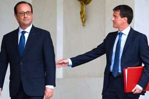 François Hollande et Manuel Valls. © AFP