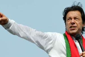 L’opposant pakistanais Imran Khan. © AFP