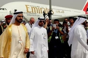Le fonds souverain, qui possède notamment Emirates, poursuit sa stratégie de diversification de son portefeuille. © AFP