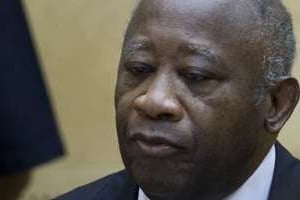Laurent Gbagbo comparaissant pour la première fois devant la Cour pénale internationale, en 2011. © AFP