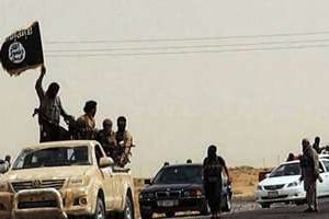 Des combattants de l’État islamique en Irak et au Levant. © Welayat Salahuddin / AFP