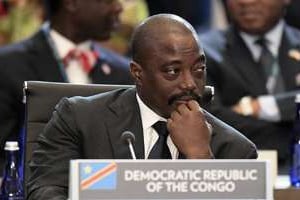 Le président congolais Joseph Kabila le 6 août 2014 à Washington. © AFP