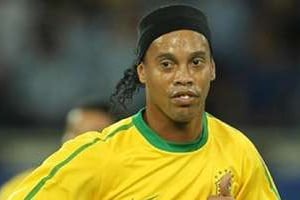 Ronaldinho n’a pas réagi publiquement aux insultes à son encontre. © AFP