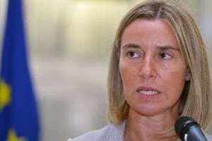 Federica Mogherini est la ministre italienne des Affaires étrangères. © ALBERTO PIZZOLI / AFP